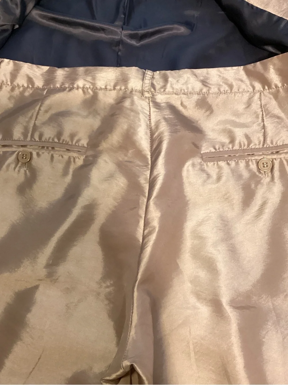 Mens Adult Suit Costume Magician Bachelor Party Jacket Tie Pants Gold Size XL
